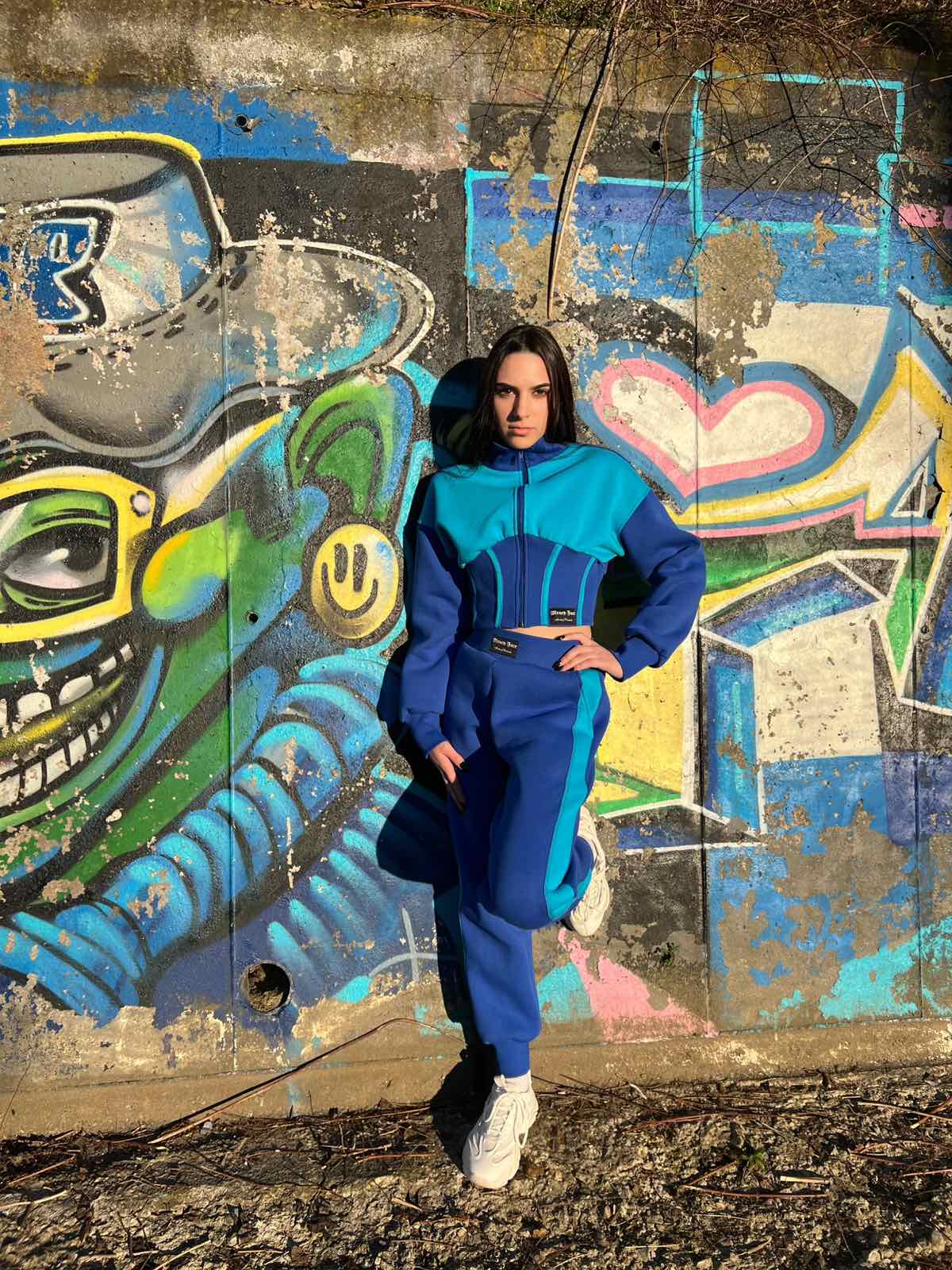 Blue Sky Women's Joggers | Money Face Clothing — снимка 3